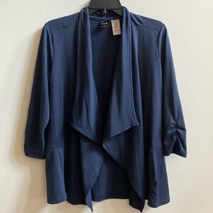 Rafaella Waterfall Jacket/Cardigan Style Top